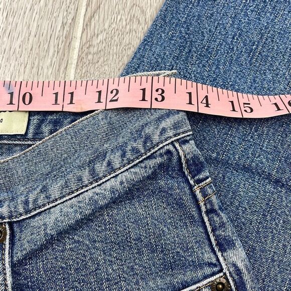 Eddie Bauer Women's Rigid Denim Straight Leg Capri Jeans Blue Size 6 - Picture 9 of 12